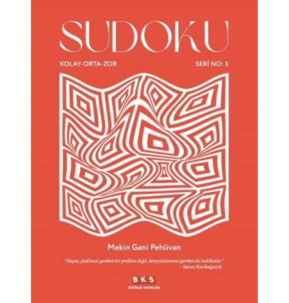 Sudoku Kolay Orta Zor Seri-3 Bks Yayınları