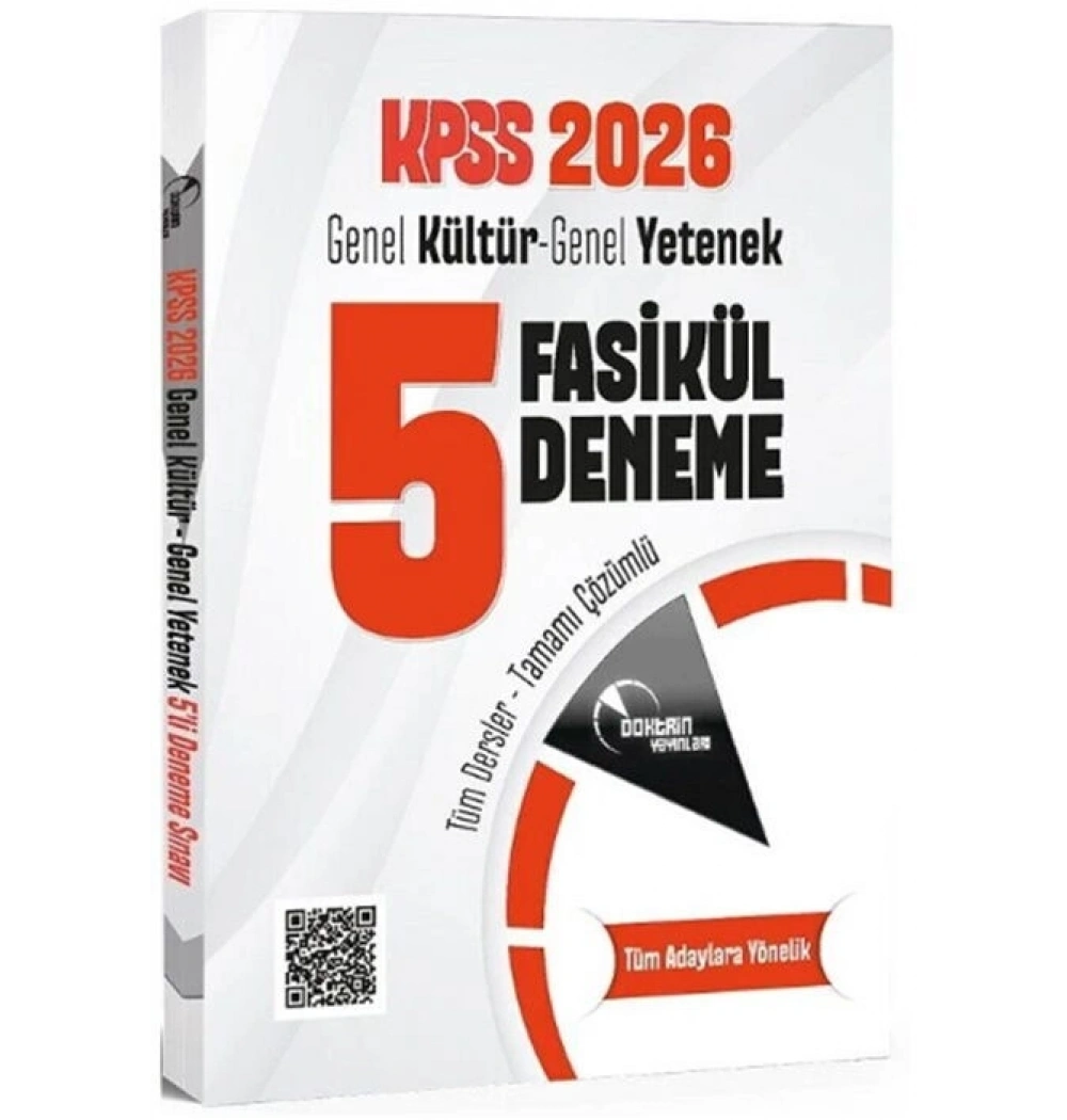 Doktrin Kpss 2026 Gk Gy 5 Çözümlü Fasikül Deneme
