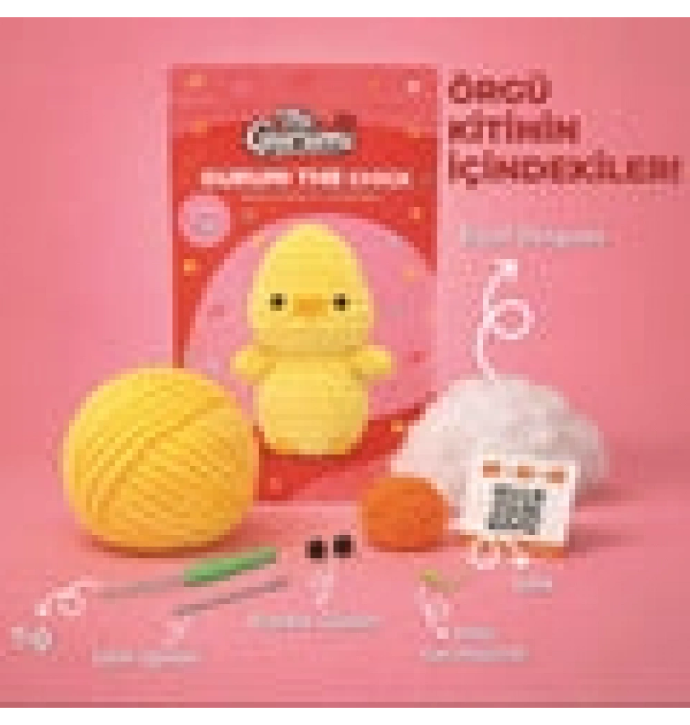 The Gurumi Civciv Örgü Öğrenme Seti