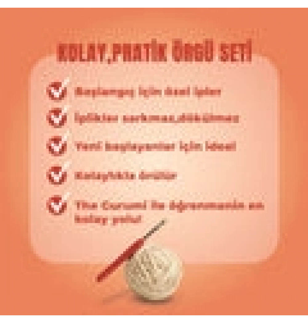The Gurumi Civciv Örgü Öğrenme Seti