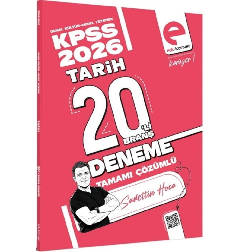 Kpss 2026 Tarih 20 li Çözümlü Branş Deneme Edu Kariyer