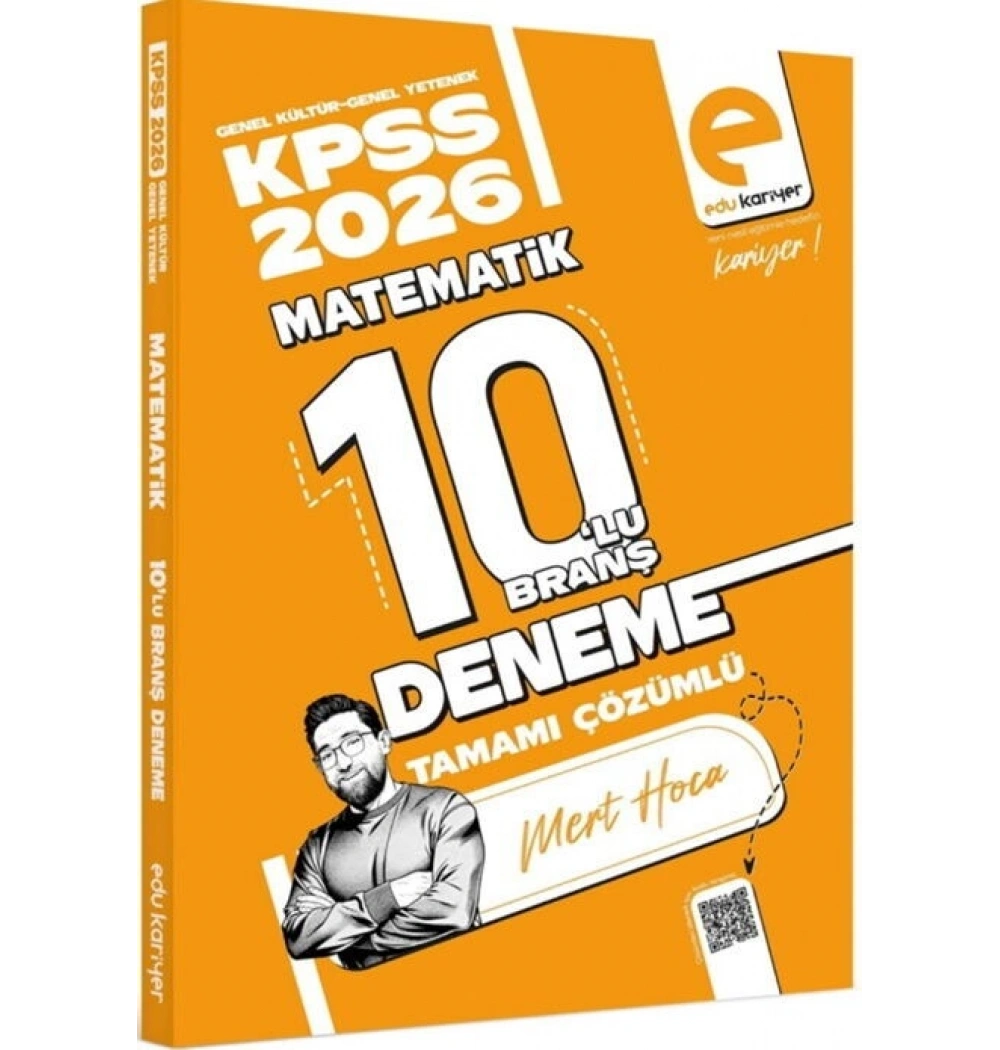 Kpss 2026 Matematik 10 lu Çözümlü Branş Deneme edu Kariyer