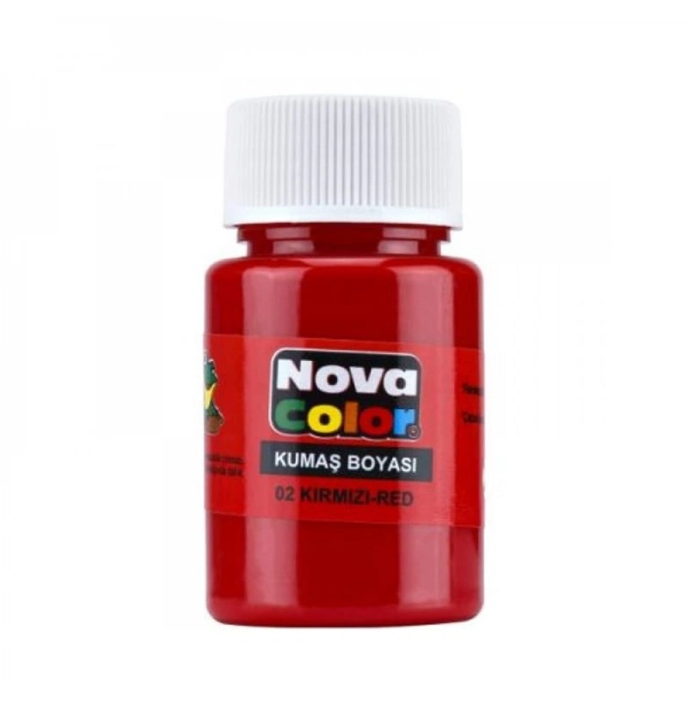 Nova Color Kumaş Boyası Şişe Kırmızı