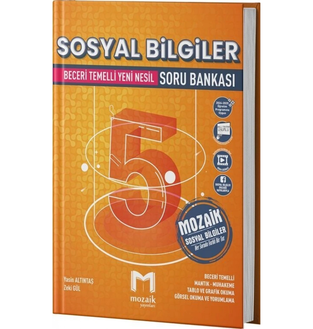 Mozaik 5.Sınıf Sosyal Bilgiler Beceri Temelli Yeni Nesil Soru Bankası