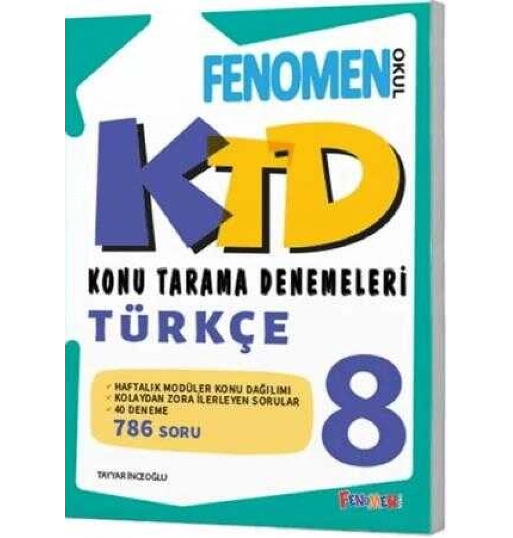 FENOMEN 8.SINIF TÜRKÇE KONU DENEMELERİ