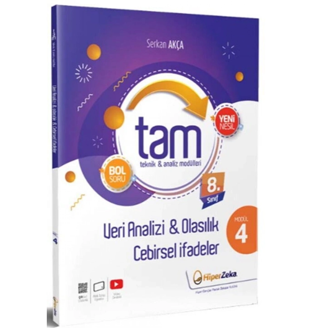 8.SINIF TAM MATEMATİK 4 VERİ ANALİZİ HİPERZEKA