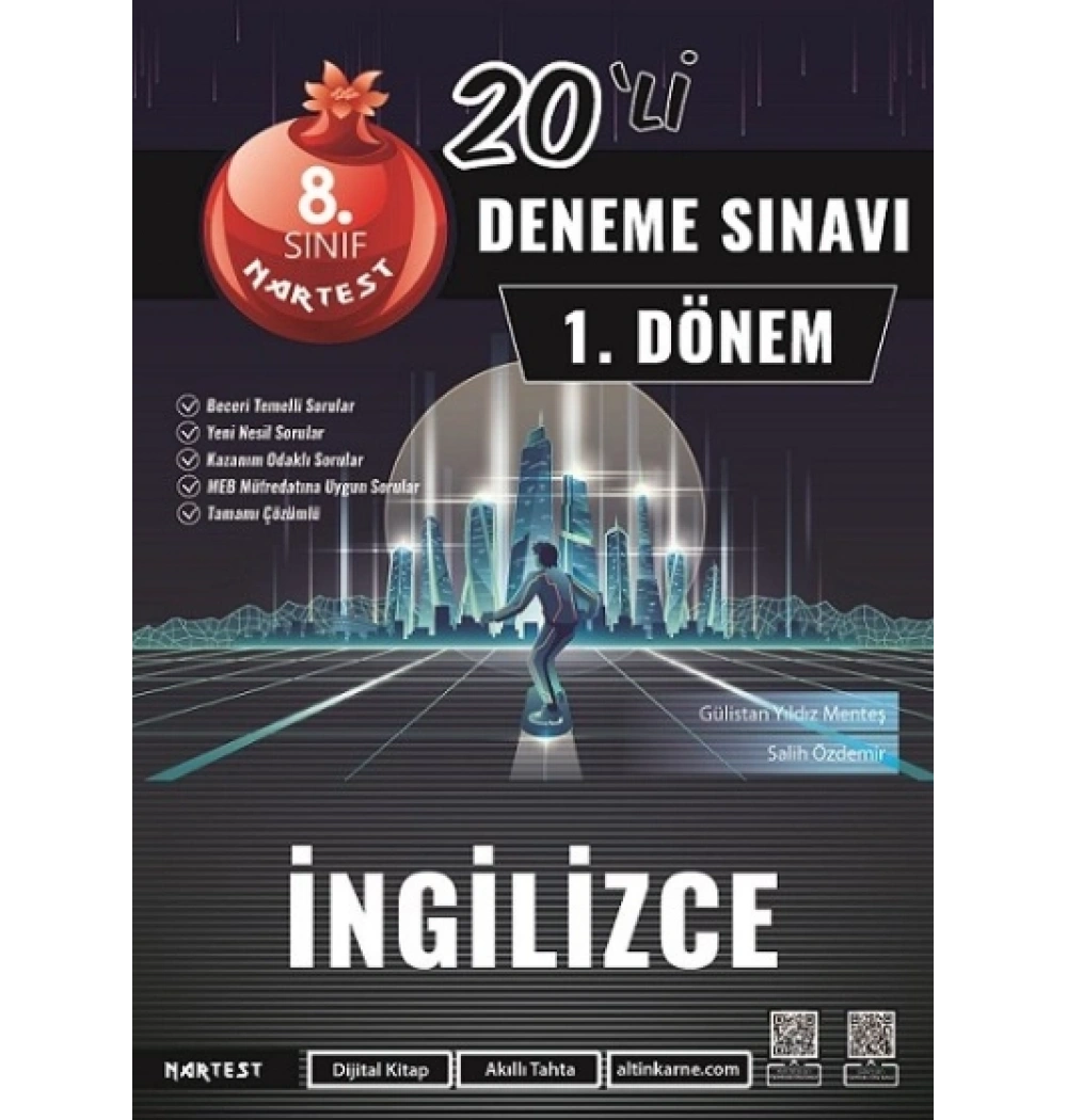 NARTEST 8.SINIF 1.DÖNEM İNGİLİZCE 20 DENEME