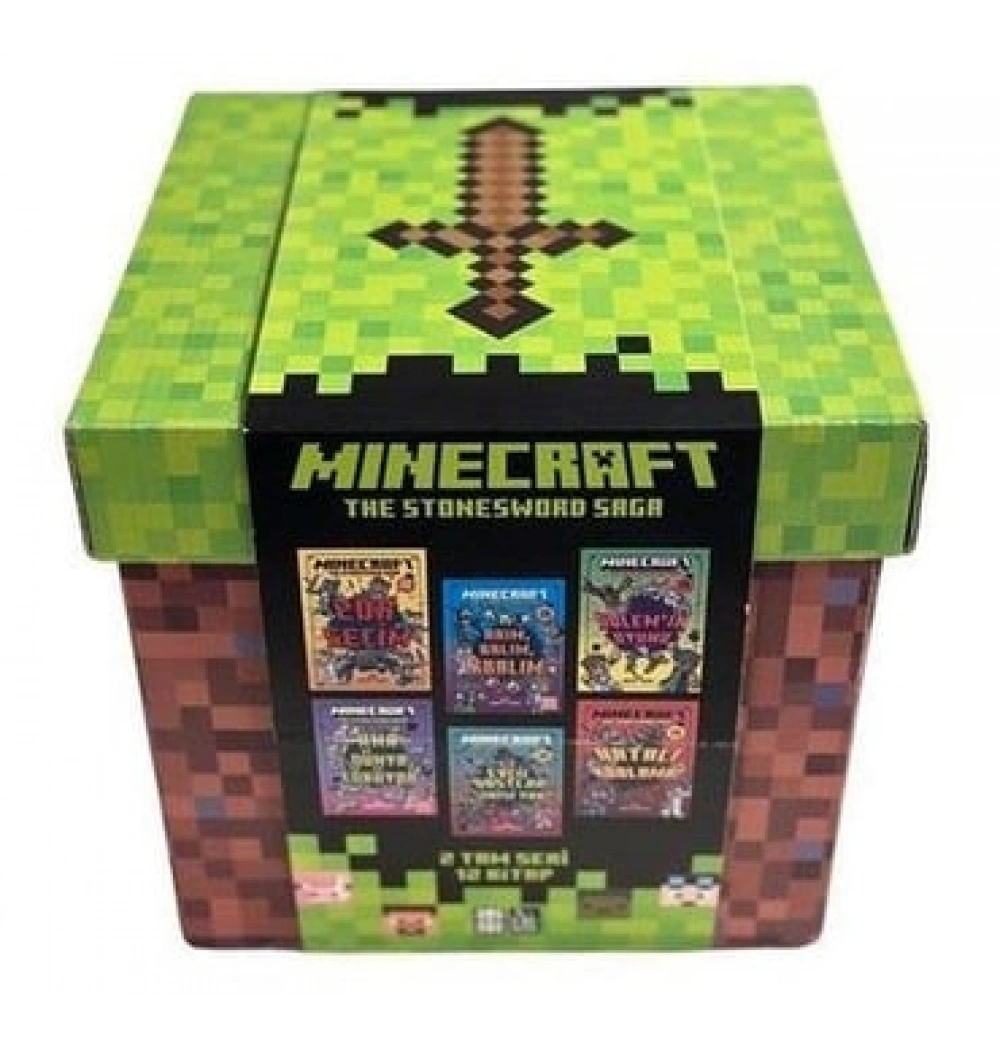 Mega Mınecraft Küpü 12 Kitap Seti Xlıbrıs Doğan Çocuk