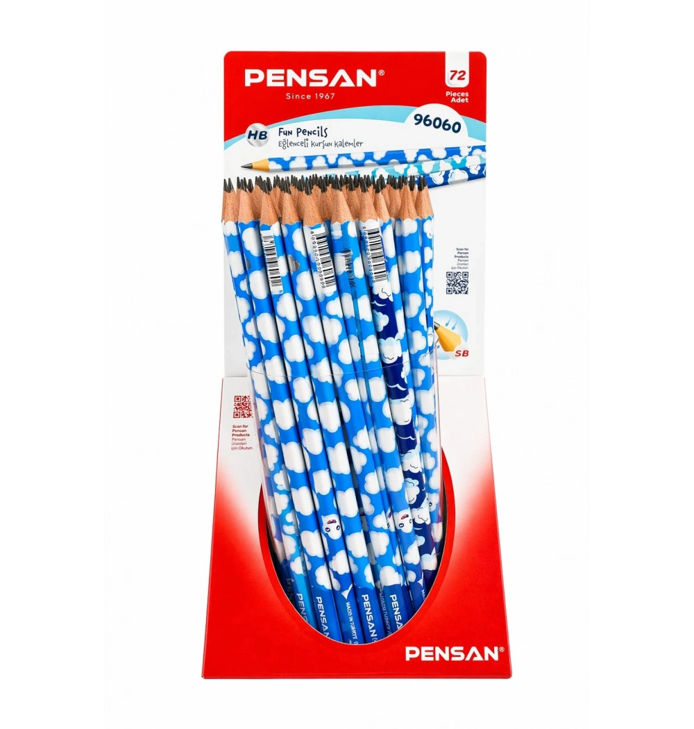 Pensan Karışık Filmli Mix Kurşun Kalem Bulut