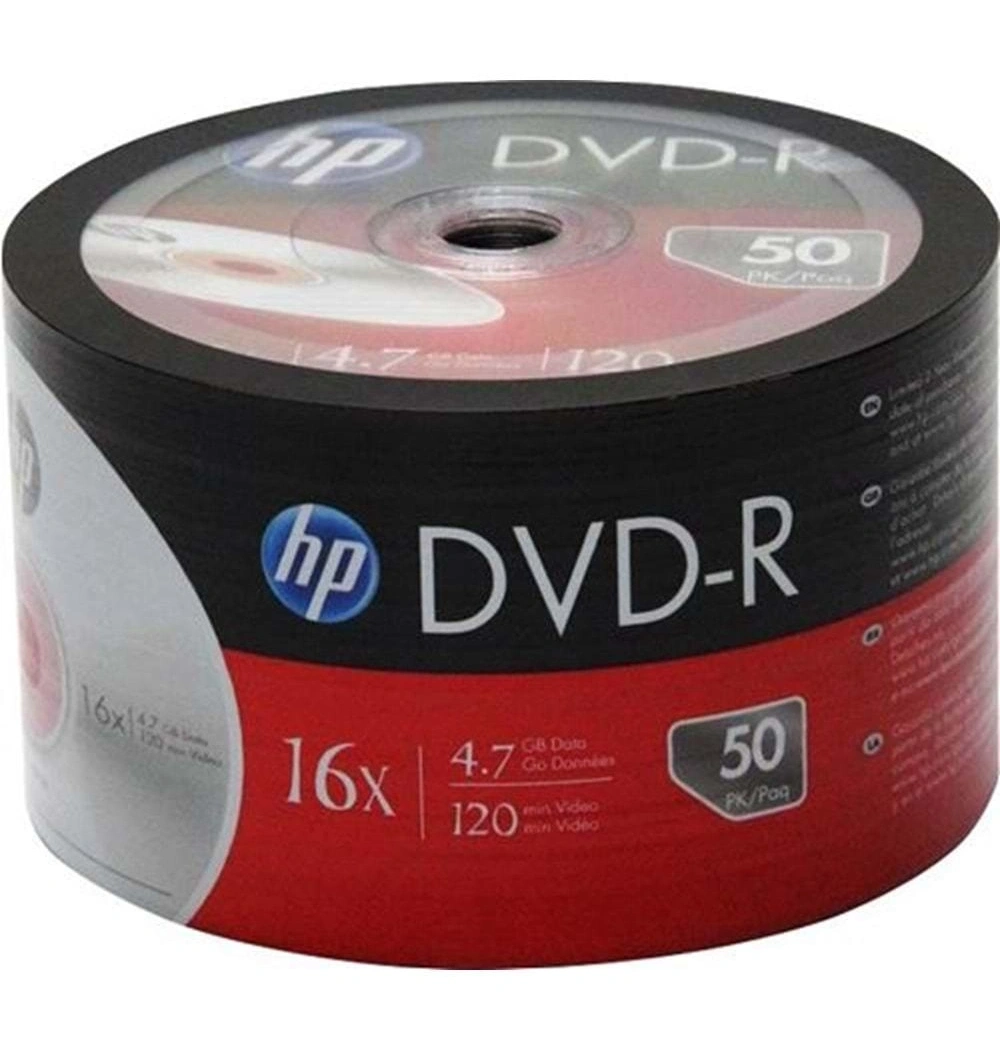 Hp DVD-R 50li 4.7 Gb 120 Min 16X