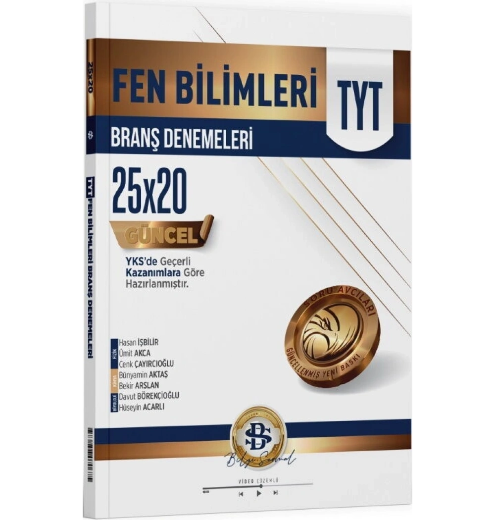 Tyt Fen Bilimleri 25X20 Branş Denemeleri Bilgi Sarmal