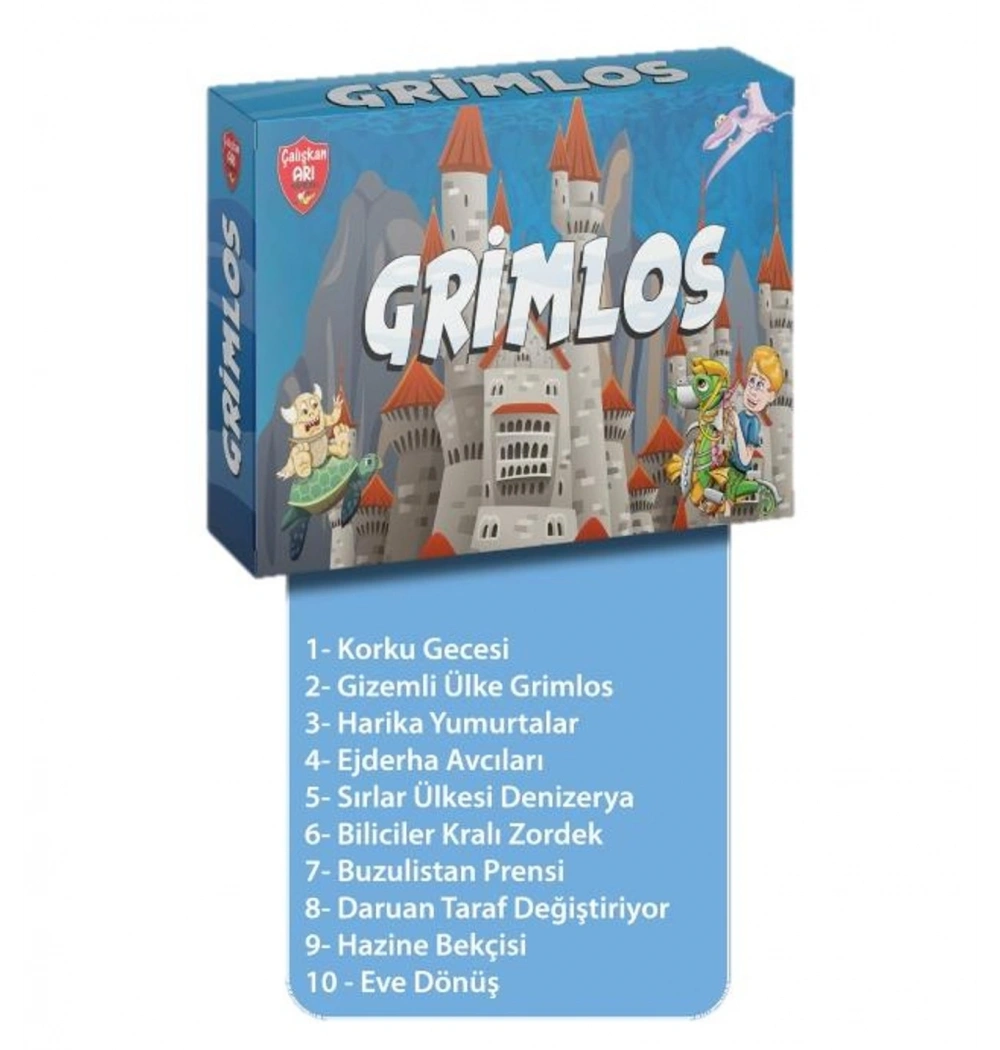 Grimlos 10 Kitap Okuma Seti Çalışkan Arı Yayın