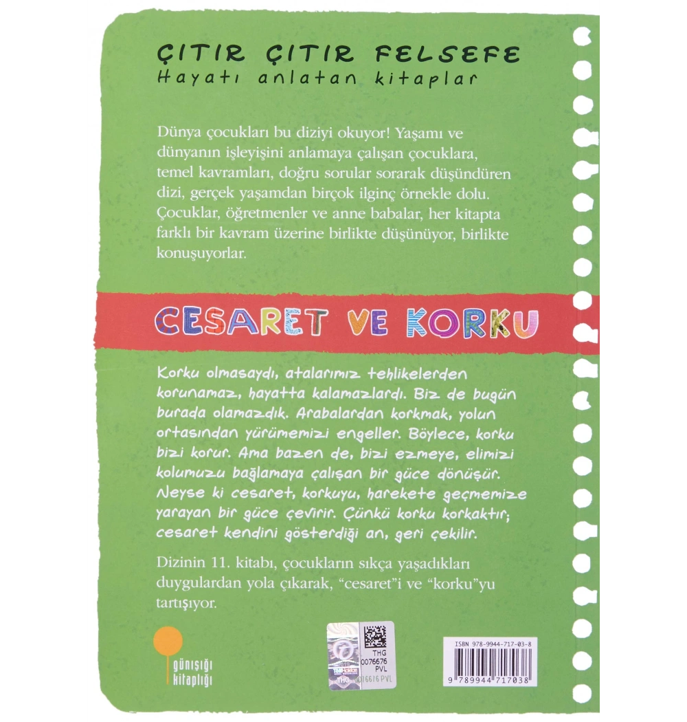 Cesaret Ve Korku (Çıtır Çıtır Felsefe) Günışığı Kitaplığı