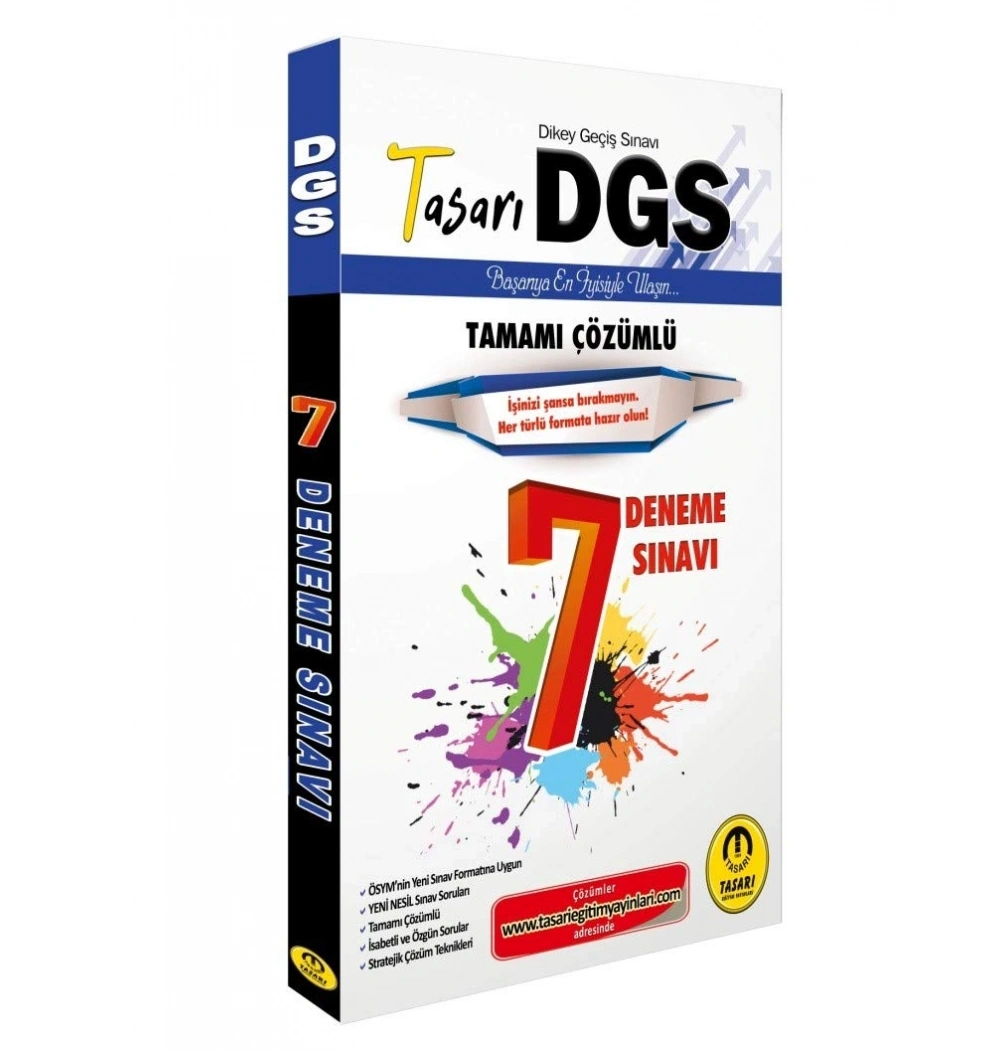 Tasarı Dgs Çözümlü 7 Deneme 2020