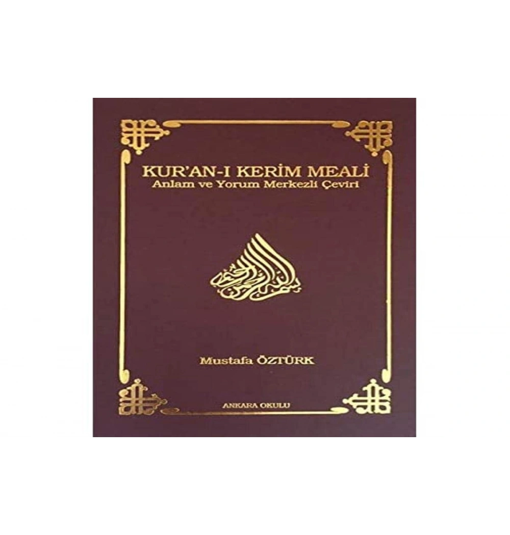 Kurani Keri̇M Meali̇ Orta Boy-Mustafa Öztürk