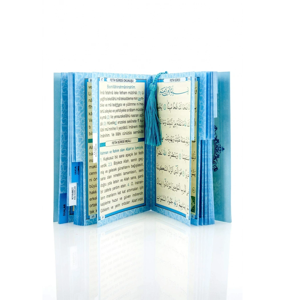 Yasi̇N Cüzü Üçlü İri̇ Yazi Fi̇Hri̇Stli̇ Püsküllü 12*16 Cm.Çanta B.208 Syf.1 Hm Akra T002