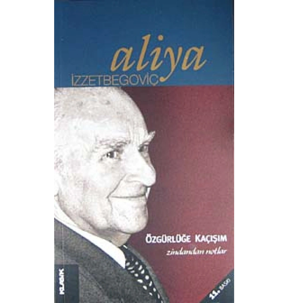 Özgürlüğe Kaçışım  Zindandan Notlar     Aliya İzzetbegoviç       Klasik Yay.