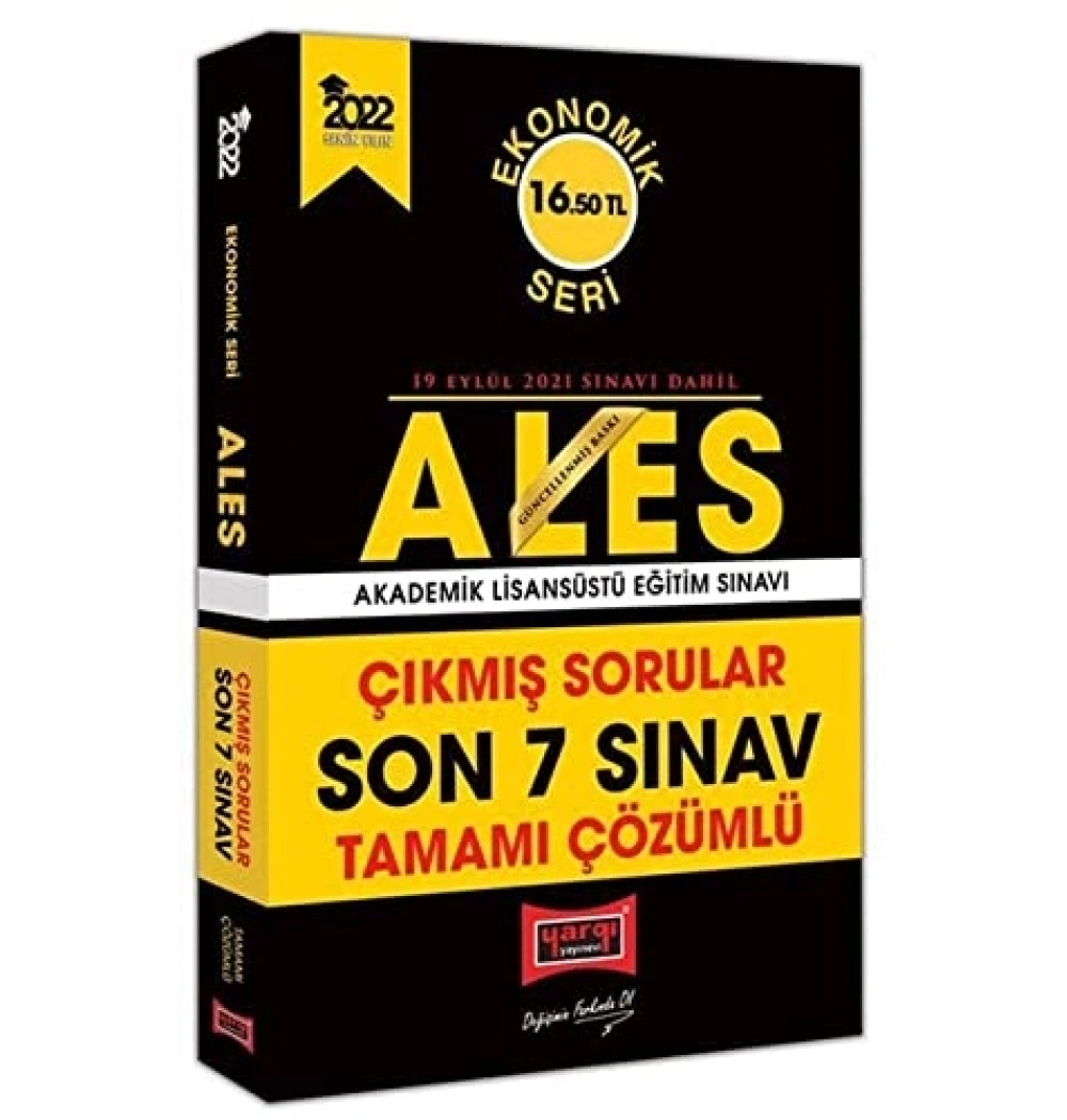 Yargı 2022 Ales Son 7 Yıl Çıkmış Çözümlü Sorular