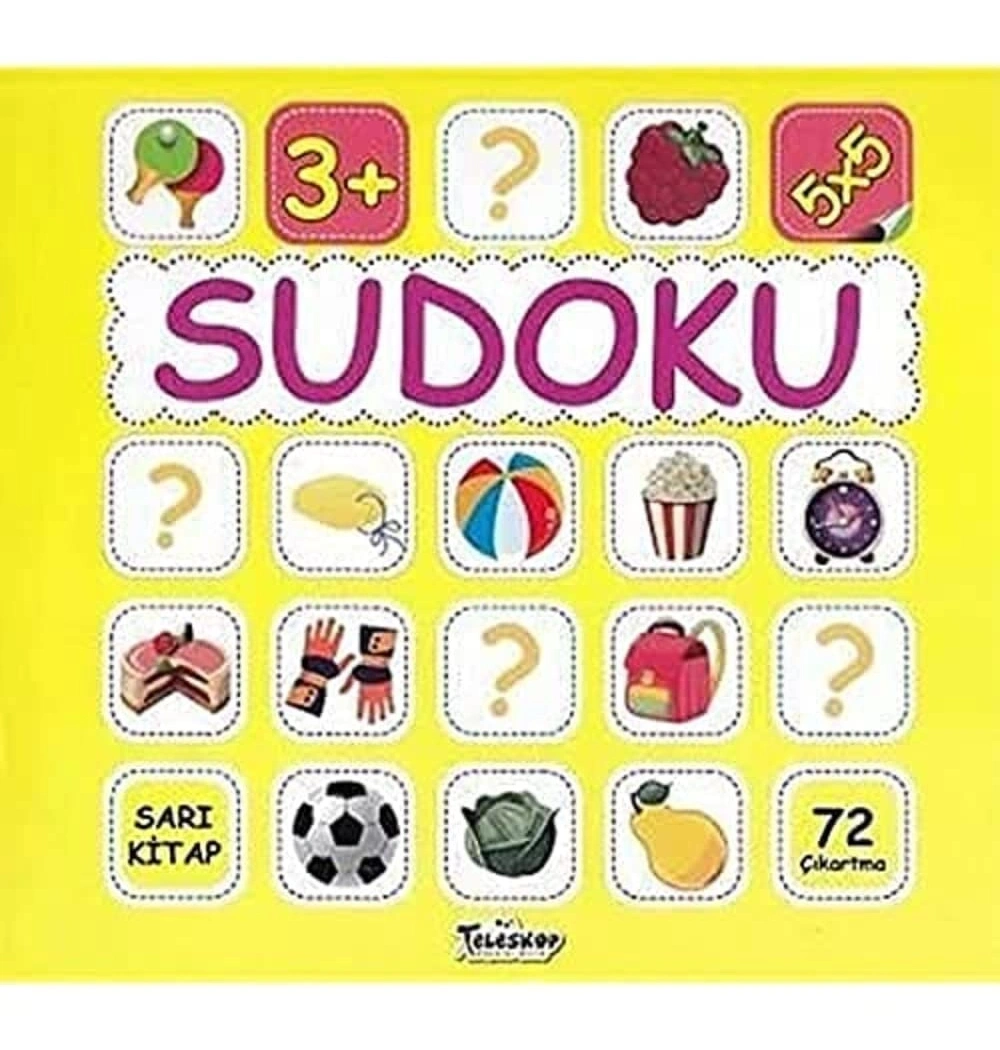 Sudoku 5X5 Sarı Kitap