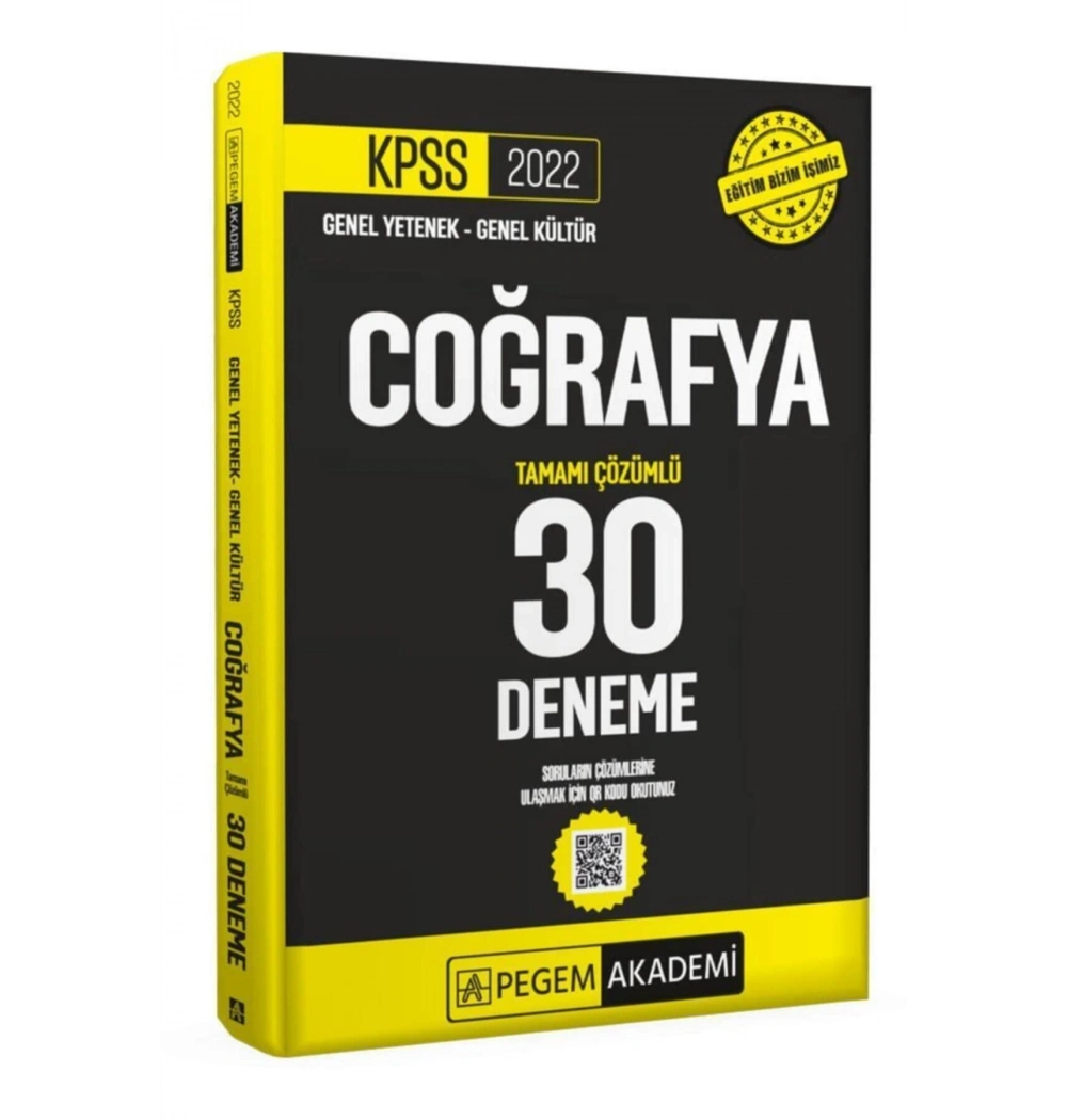 Pegem 2022 Kpss Coğrafya 30 Çözümlü Deneme