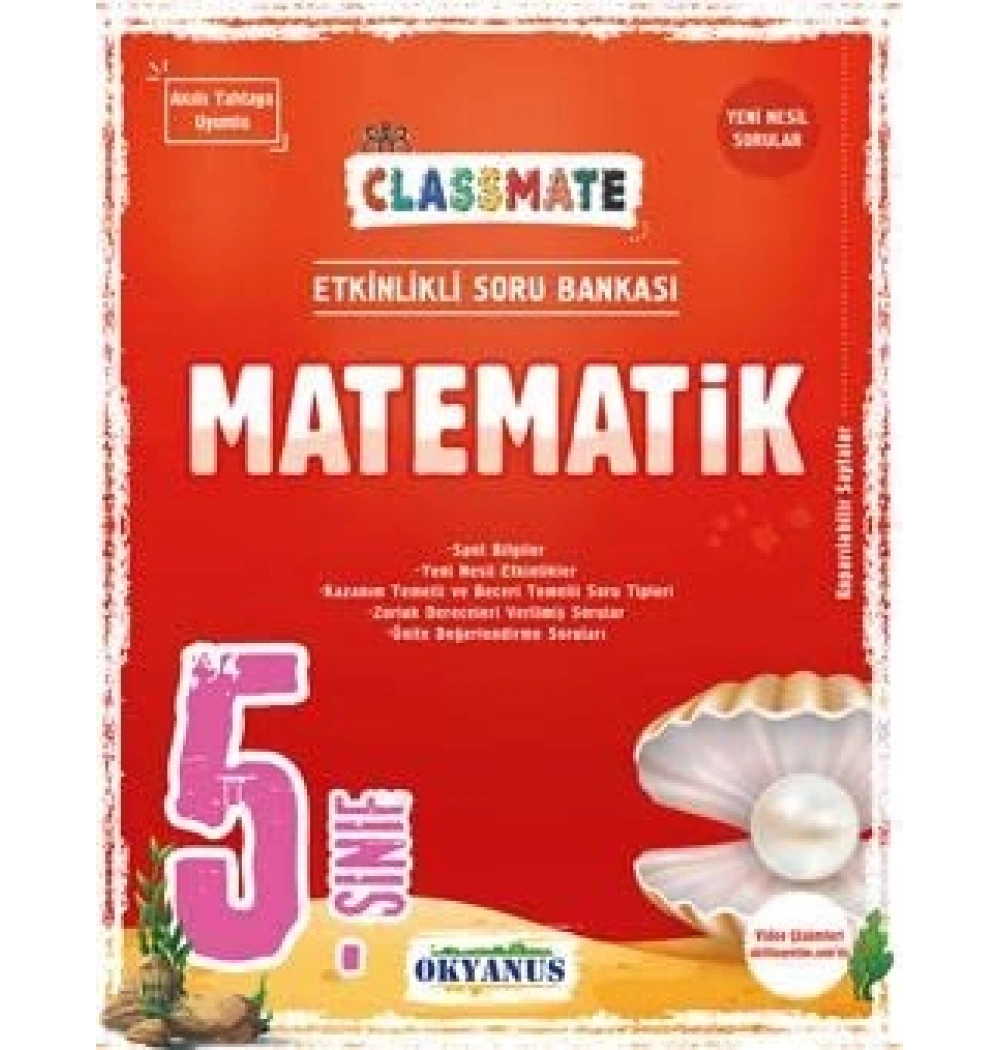 Okyanus 5.Sınıf Classmate Matematik Soru Bankası