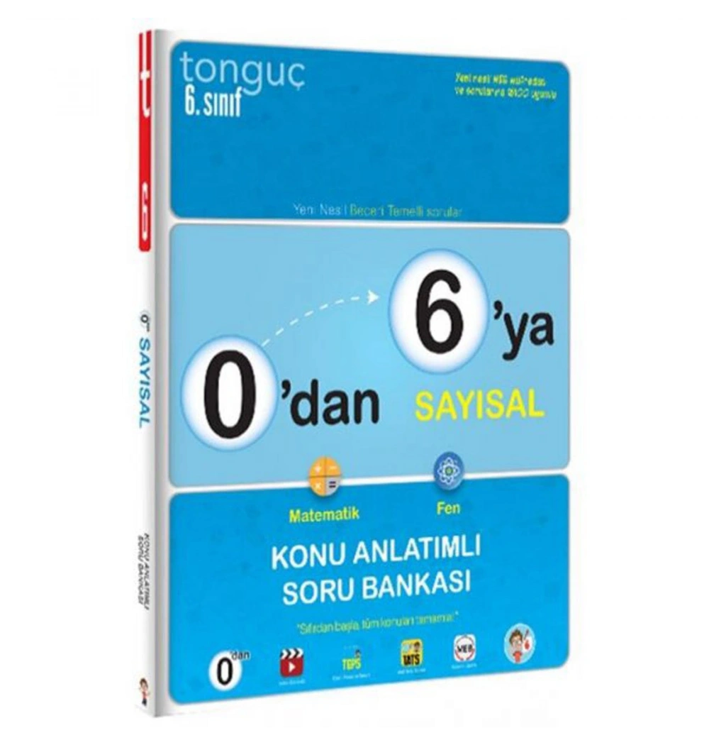 Tonguç 0 Dan 6 Ya Matematik Fen Sayısal Konu Anlatım Soru Bankası
