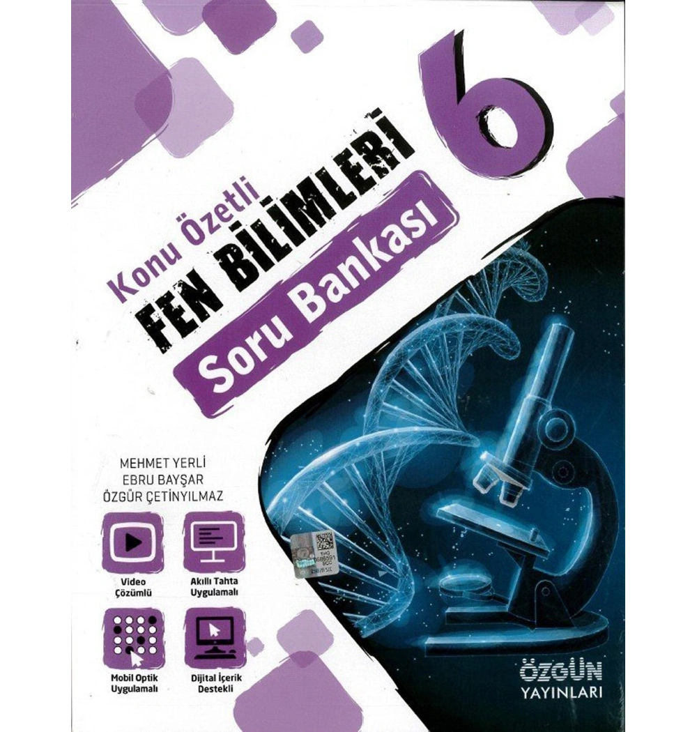Özgün 6.Sınıf Fen Bilimleri Konu Özetli Soru Bankası