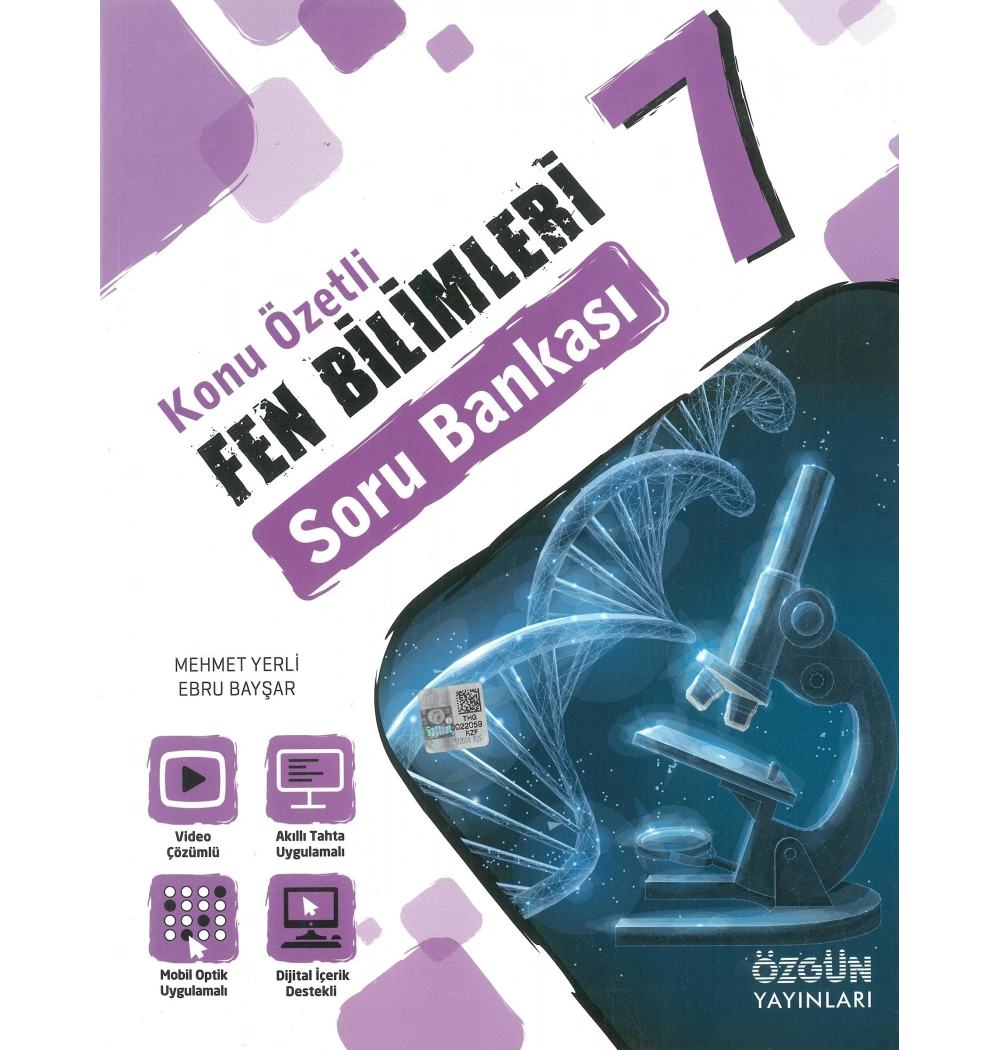 Özgün 7.Sınıf Fen Bilimleri Konu Özetli Soru Bankası