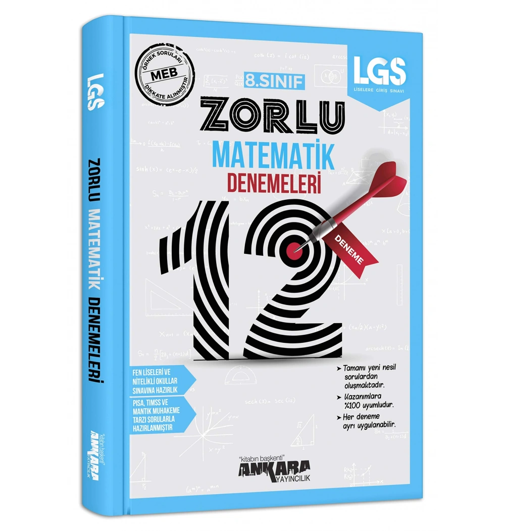 Ankara 8. Sınıf Matematik 12 Zorlu Deneme