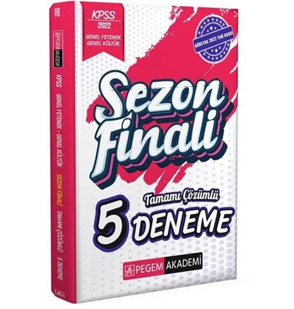 Pegem 2022 Kpss Gy Gk Sezon Finali 5 Çözümlü Deneme