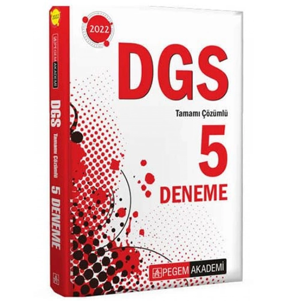 Pegem 2022 Dgs Çözümlü 5 Deneme