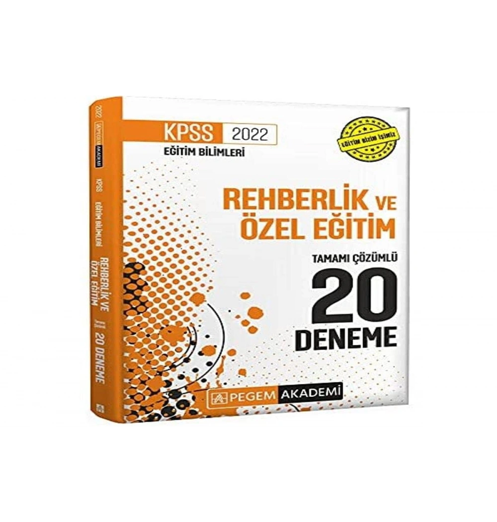 Pegem Kpss 2022 Eğitim Bilimleri Rehberlik 20 Çözümlü Deneme