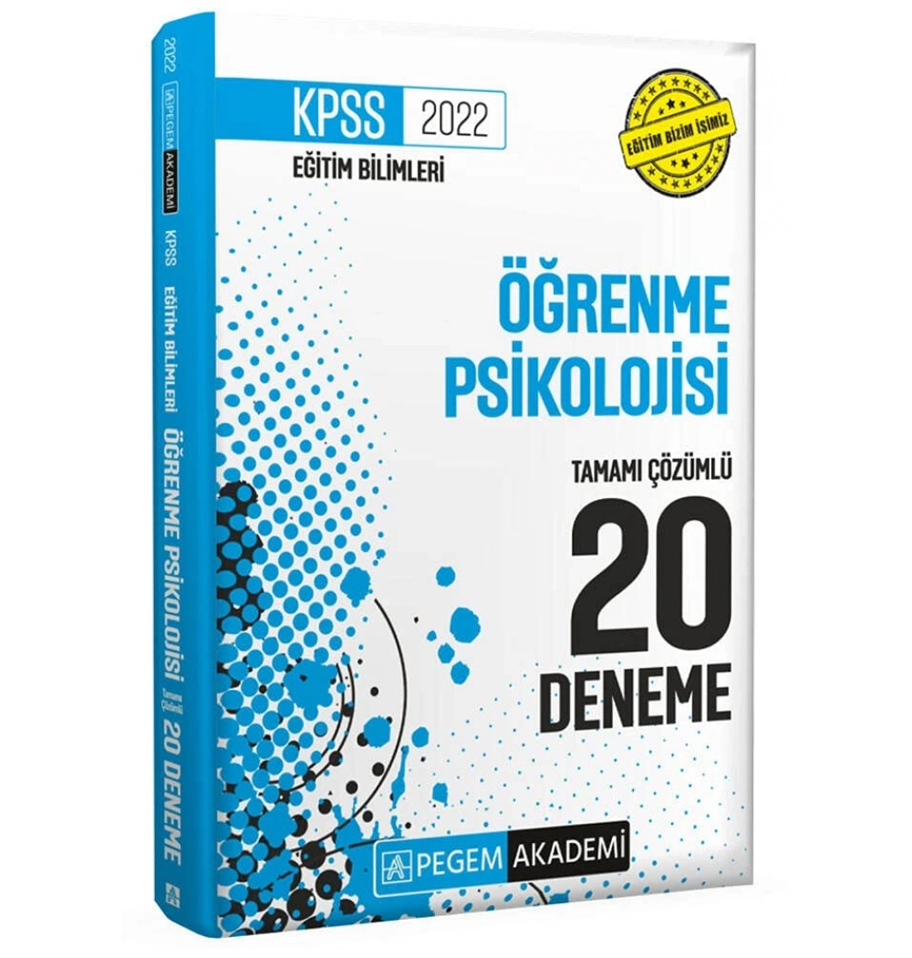Pegem Kpss 2022 Eğitim Bilimleri Öğrenme Psikolojisi 20 Çözümlü Deneme