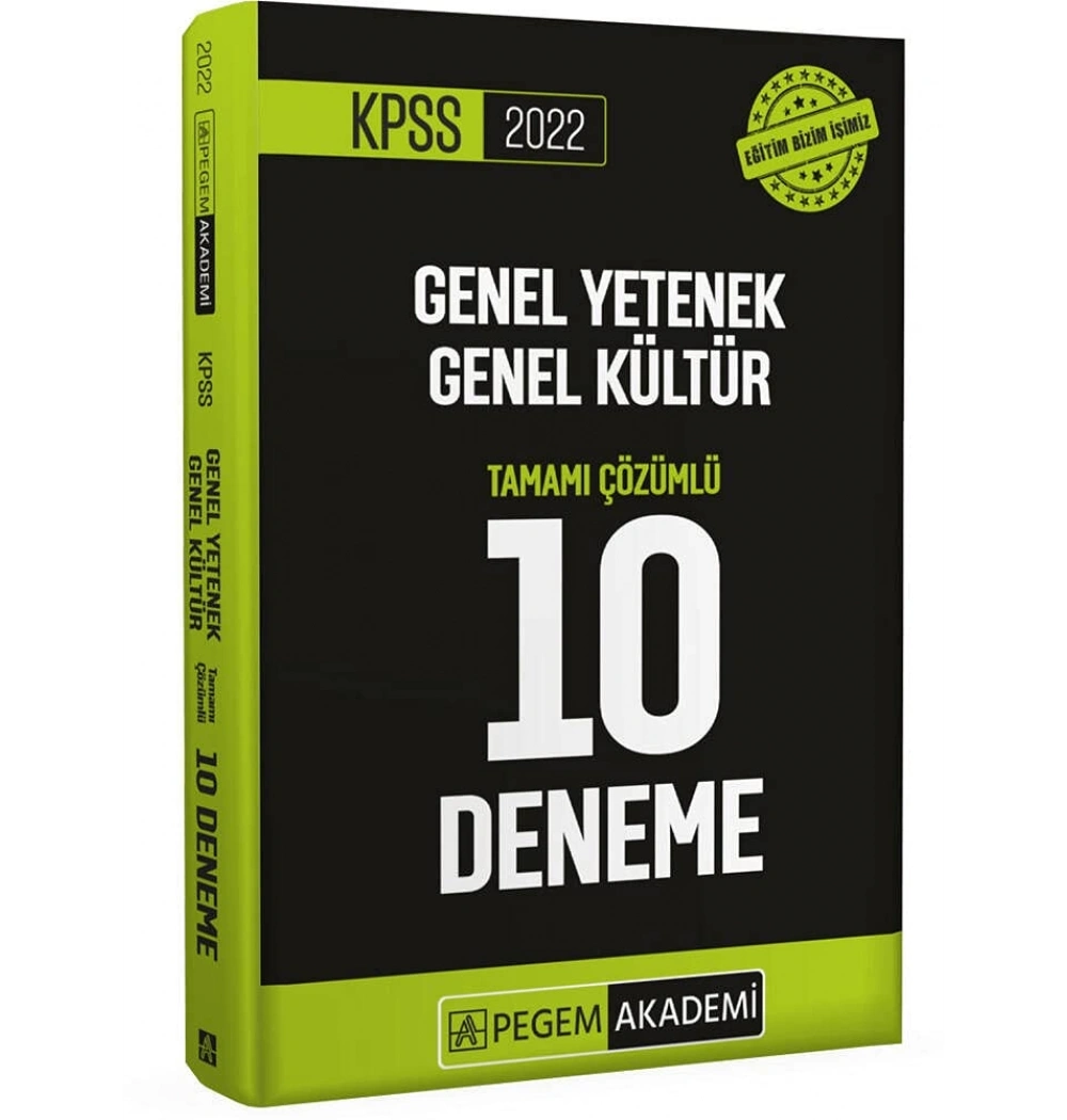 Pegem Kpss 2022 Gy Gk 10 Çözümlü Deneme