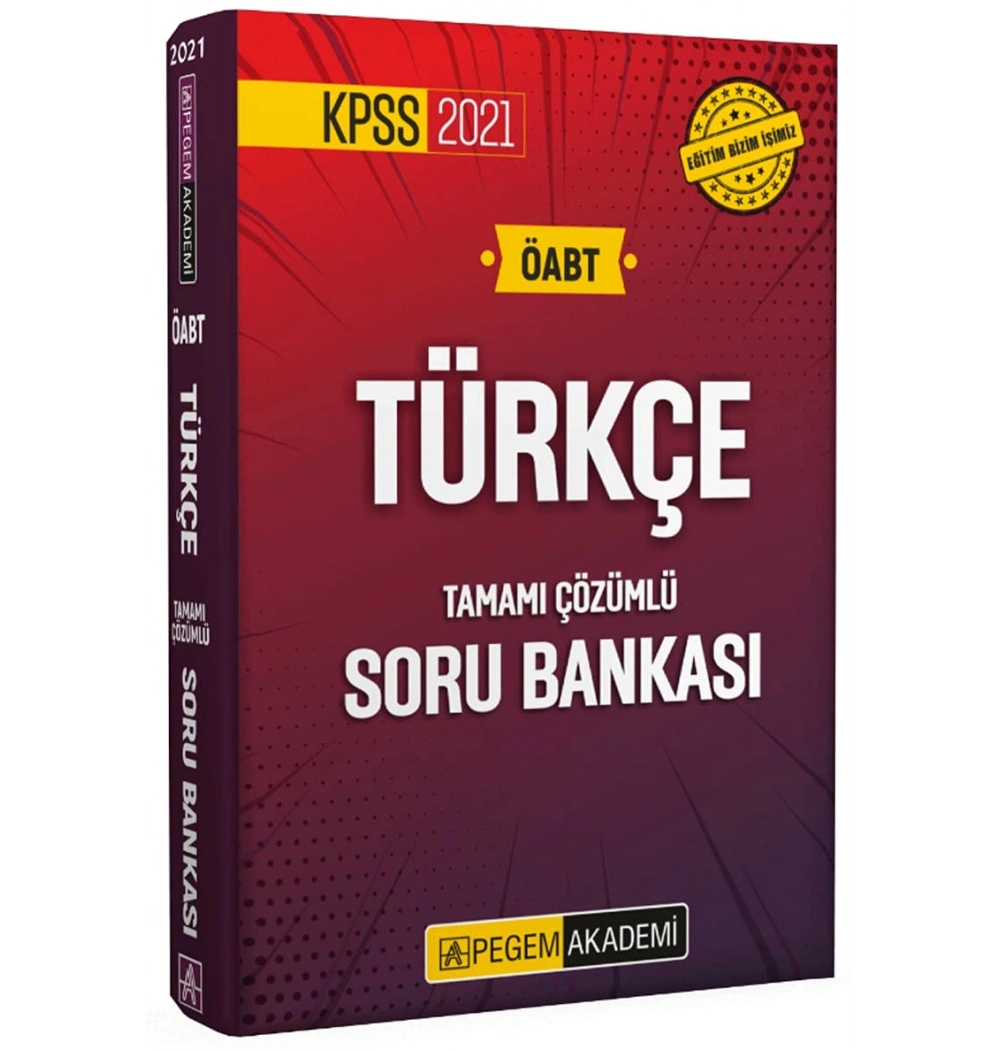 Pegem 2021 Öabt Türkçe Çözümlü Soru Bankası
