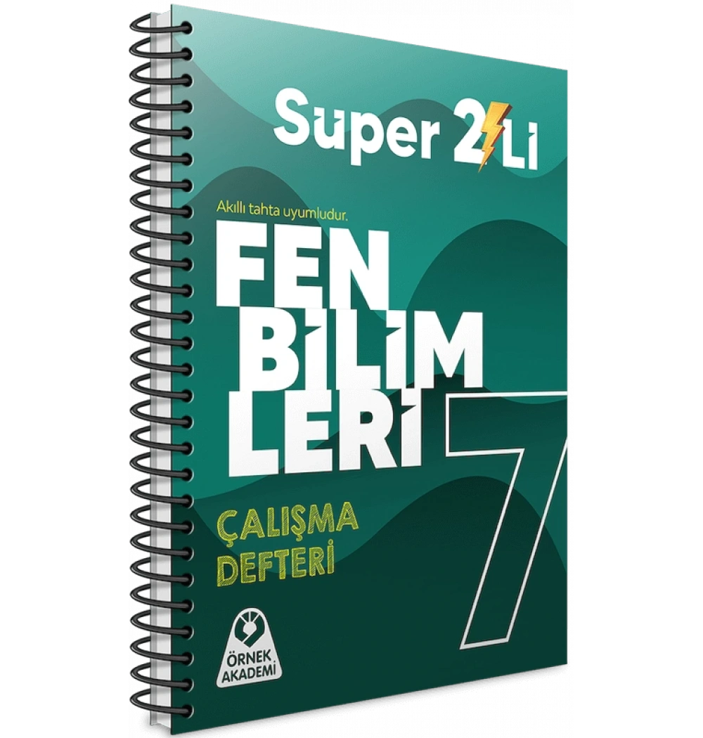 7.Sınıf Fen Bilimleri Süper 2 li Çalışma Defteri Soru Bankası