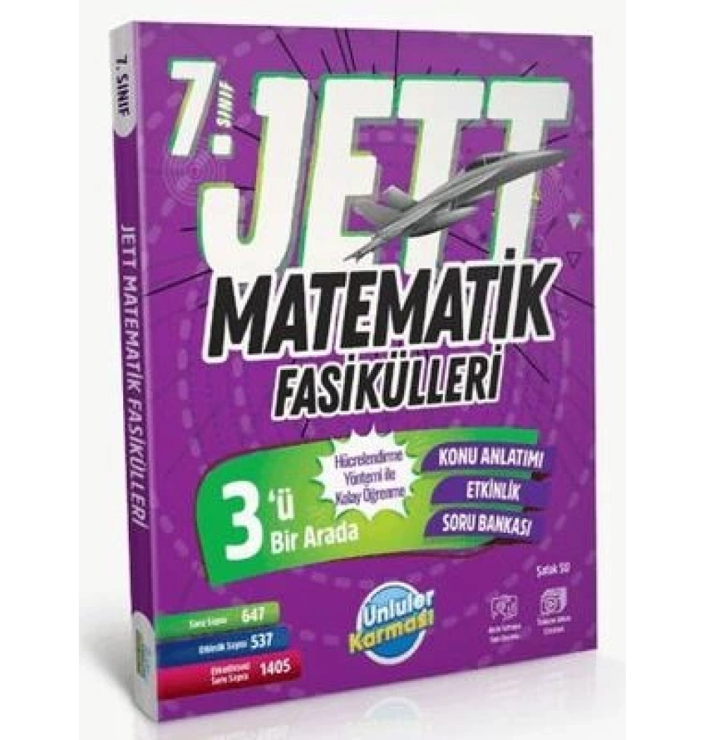 7.Sınıf Jett Matematik Fasikülleri Ünlüler Karması