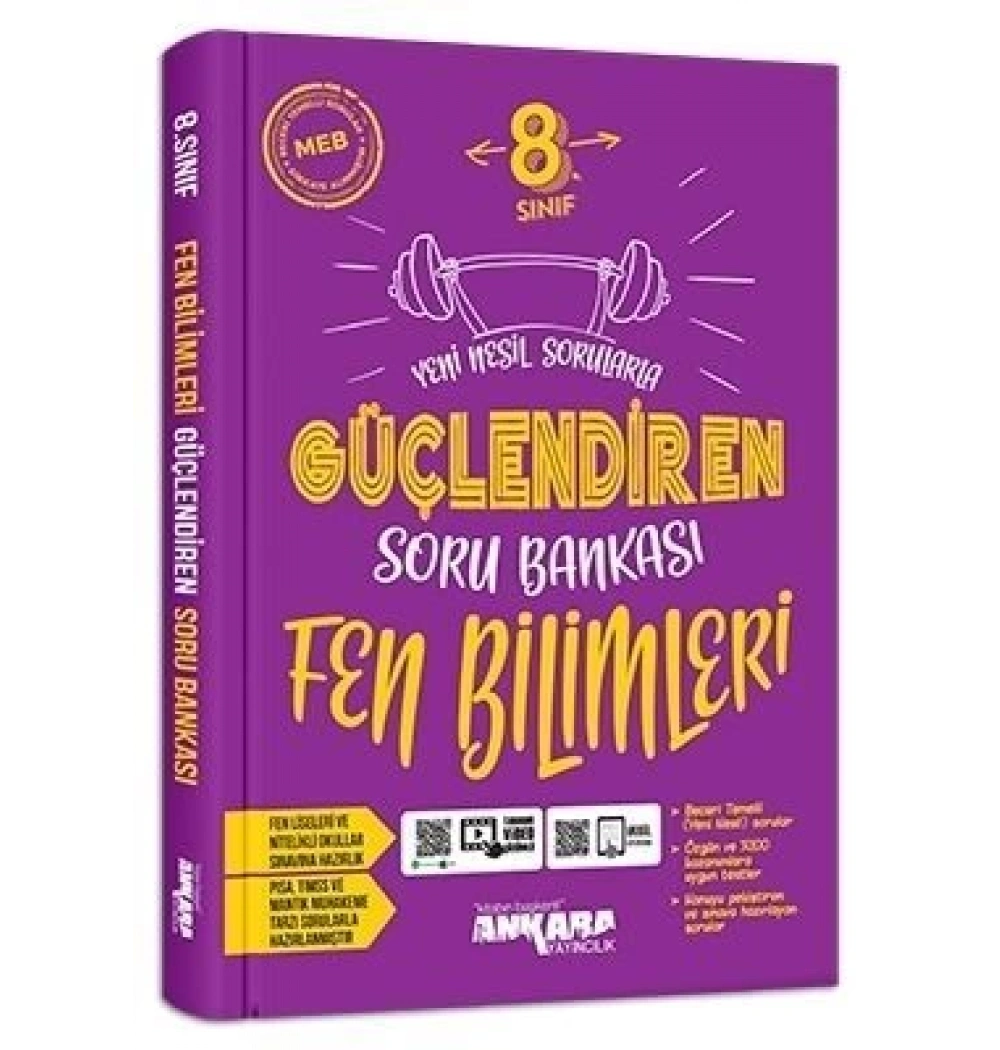 8. Sınıf Fen Bi̇Li̇Mleri̇ Güçlendi̇Ren Soru Bankasi Ankara Yayın