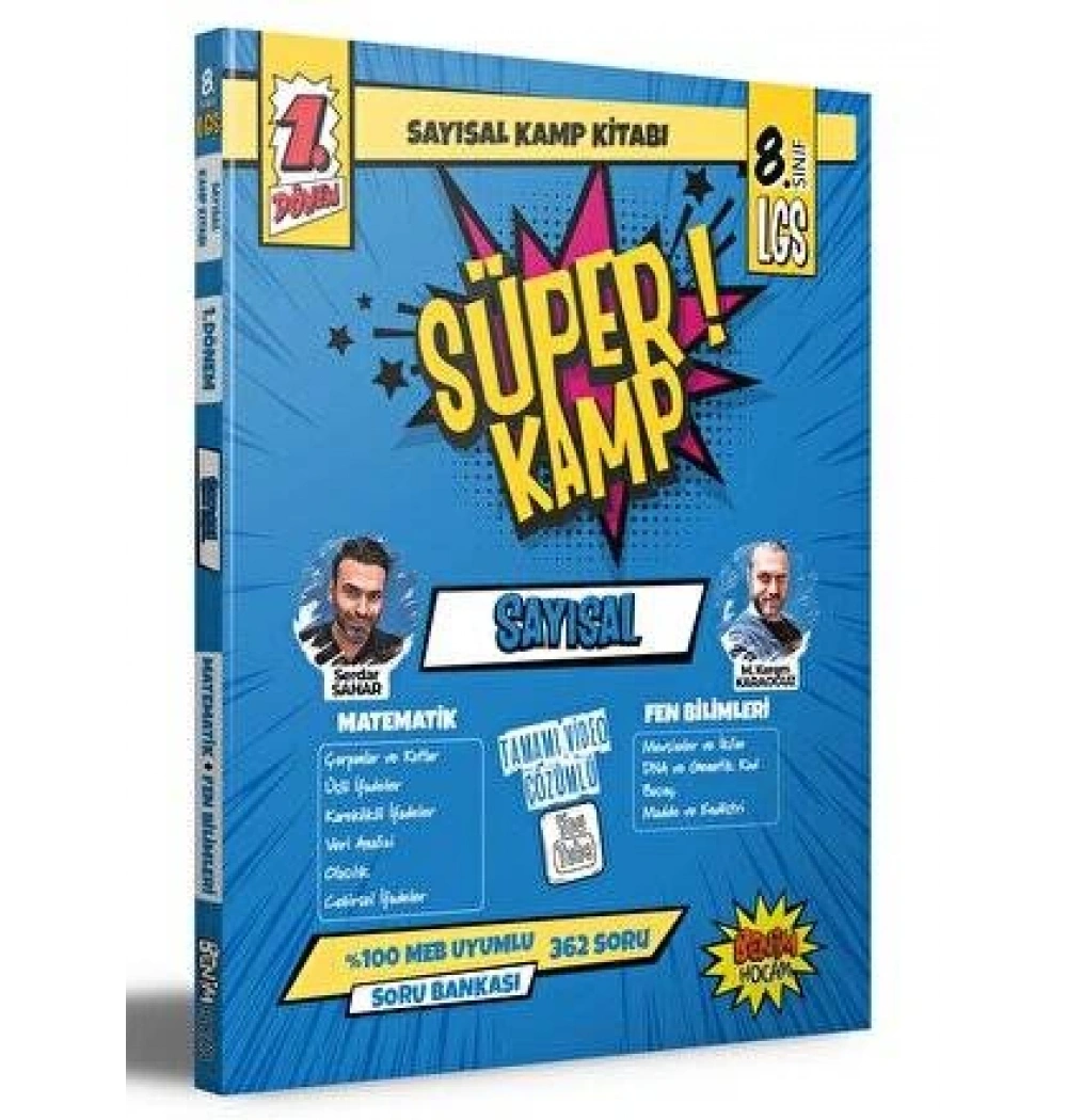 8.Sınıf 1.Dönem Sayısal Süper Kamp