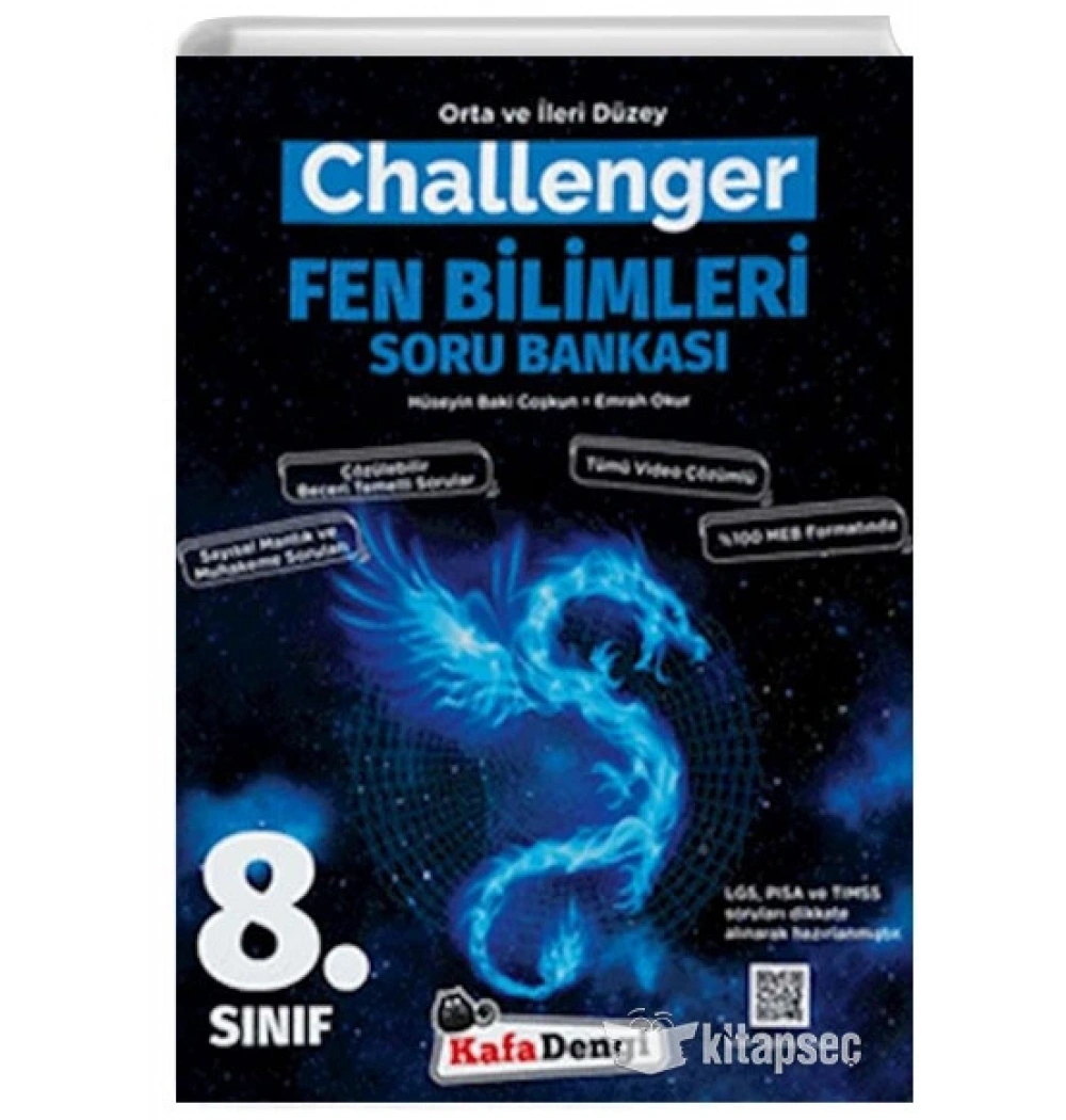 8.Sınıf Fen Bilimleri Soru Bankası Challenger Orta İleri Düzey Kafadengi