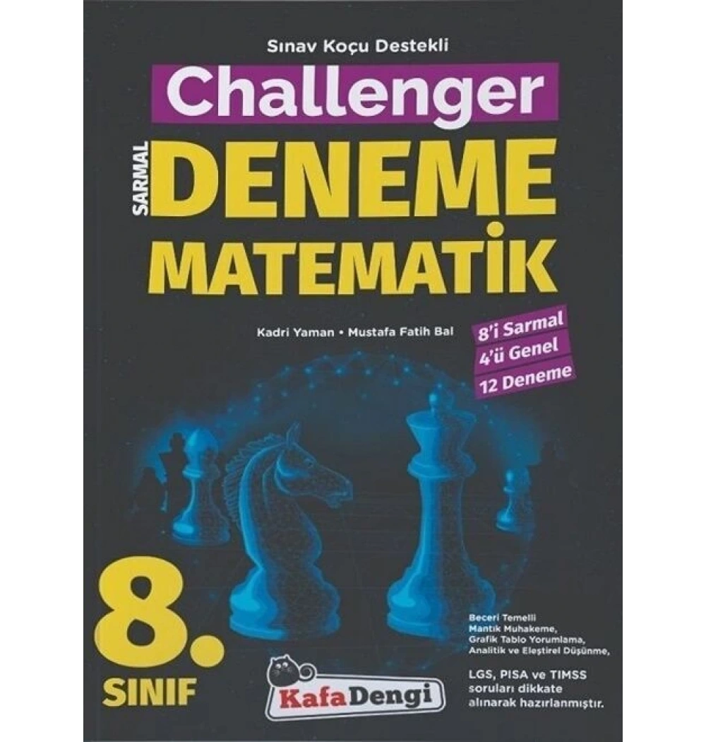 8.Sınıf Matematik Sarmal 12 Deneme Challenger Kafa Dengi