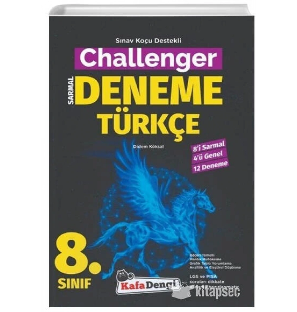 8.Sınıf Türkçe Challenger 12 Branş Denemesi Kafadengi