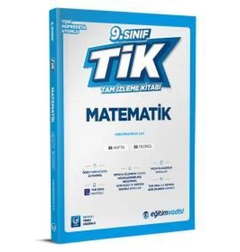 9.Sınıf Matematik Tam İzleme Kitabı Eğitim Vadisi