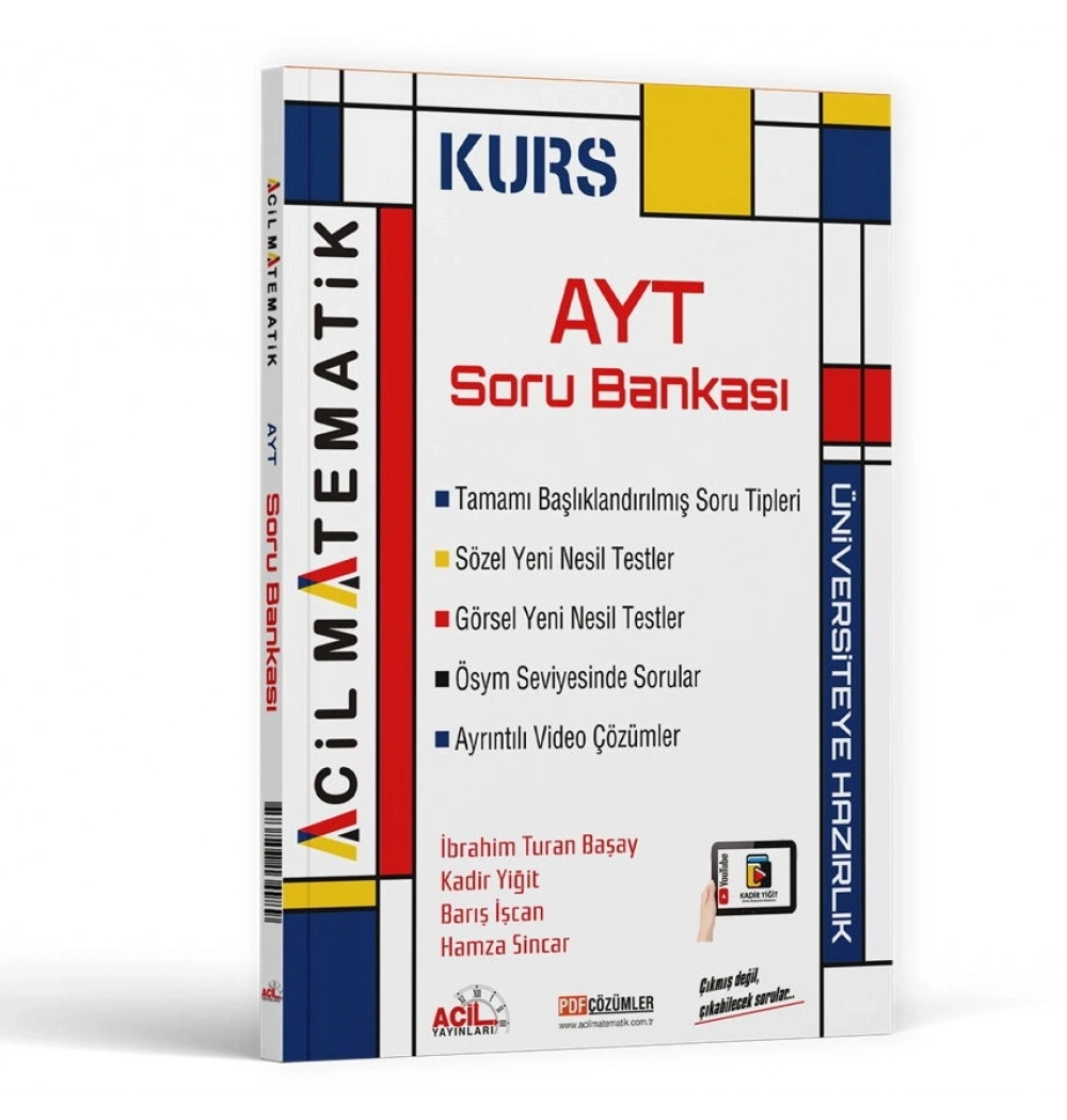 ACİL AYT MATEMATİK SORU BANKASI KURS SERİSİ