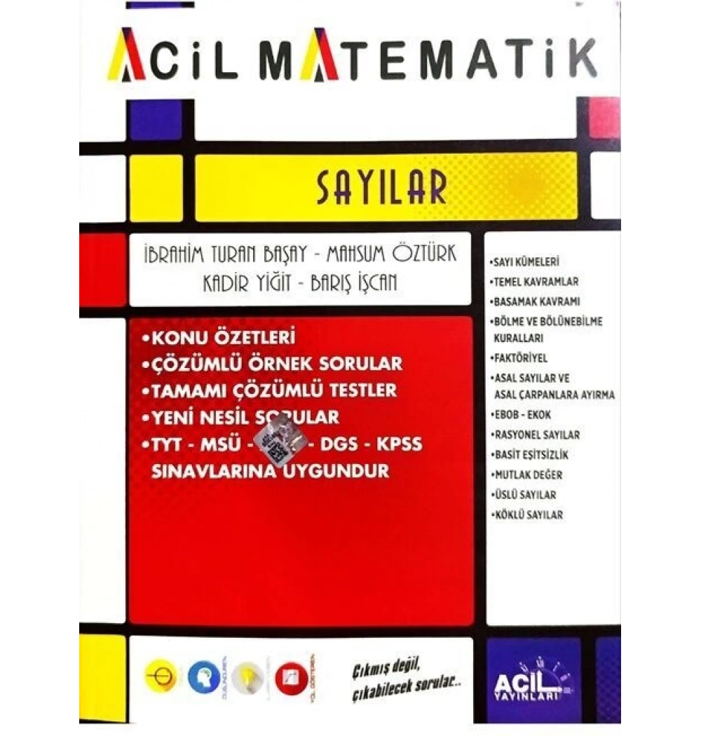 Acil Tyt Matematik Sayılar