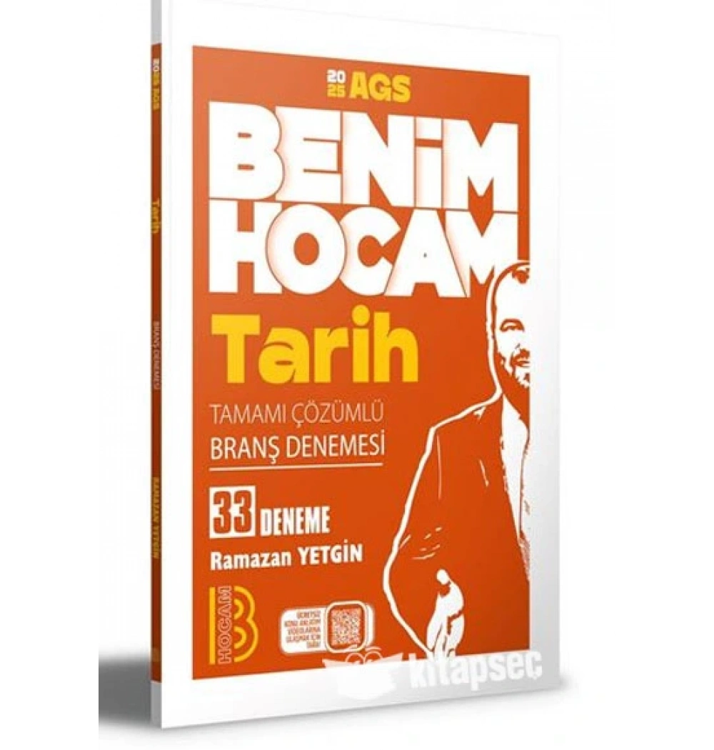 Ags Tarih Çözümlü 33 Branş Denemesi Benim Hocam