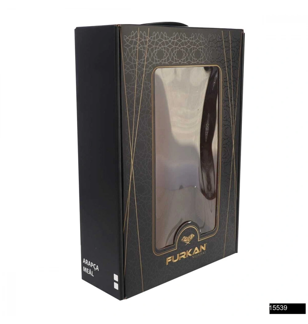 Ahşap Kabe Muhafazalı Maketler için Pencereli Taşıma Çantası (Kabe, Meva, Çatlak Boyalı Modeller İçin) - Orta Boy