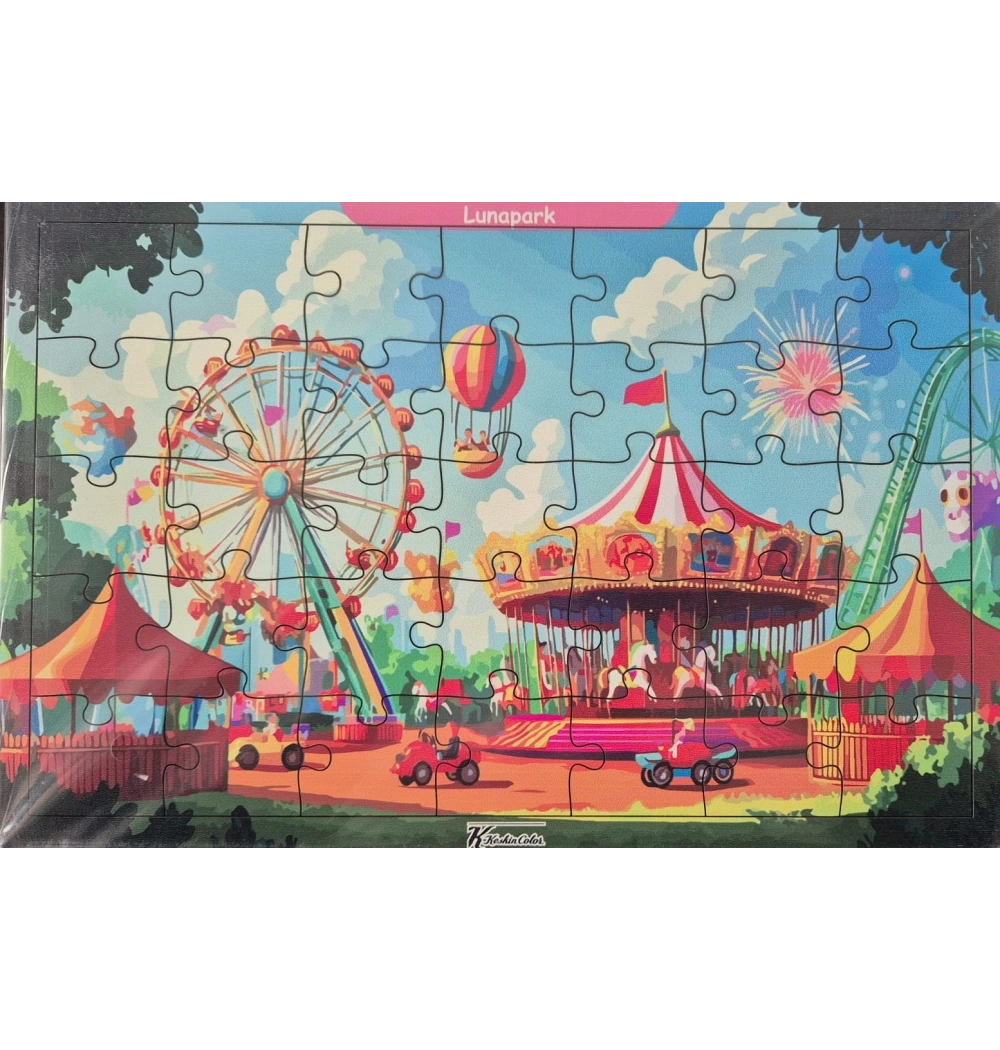 Ahşap Puzzle 24x30 cm 35 Parça Luna Park