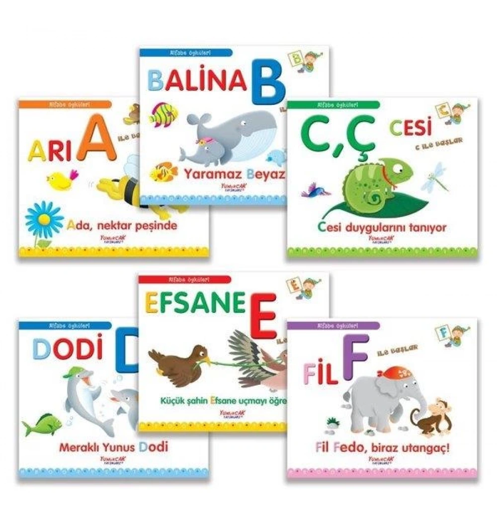 alfabe öyküleri 6 kitap yumurcak