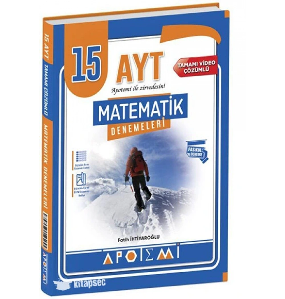 Apotemi Ayt Matematik 15 Li Deneme